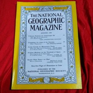 Vintage National Geographic Magazine August 1955